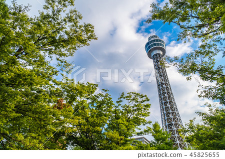 Beautiful exterior building of marine tower 45825655