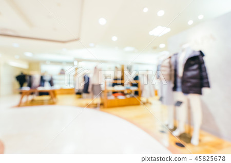 Abstract blur and defocused shopping mall of department store Abstract blur and defocused shopping mall of department store 45825678