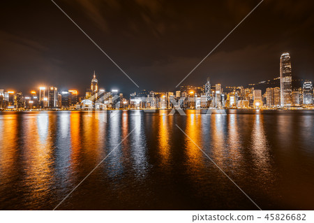 Beautiful architecture building cityscape in hong kong city Beautiful architecture building cityscape in hong kong city 45826682