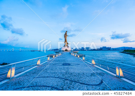 Kun iam statue landmark in macau city Kun iam statue landmark in macau city 45827484