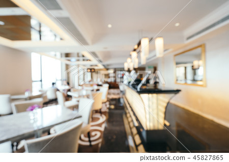 Abstract blur and defocused hotel lobby interior Abstract blur and defocused hotel lobby interior 45827865