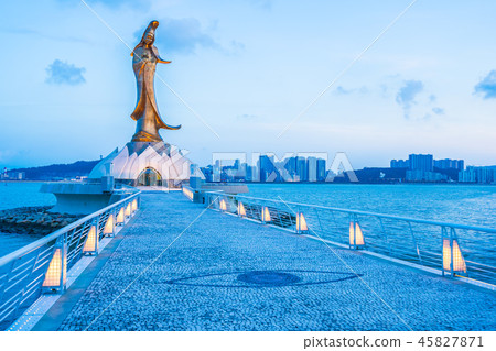 Kun iam statue landmark in macau city Kun iam statue landmark in macau city 45827871