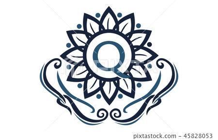 Flower Elegance Initial Q 45828053