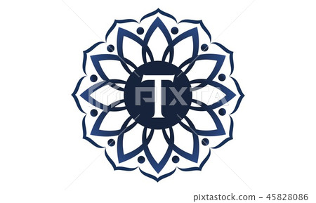 Flower Elegance Initial T Flower Elegance Initial T 45828086