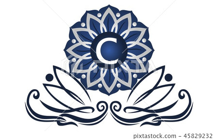 Flower Elegant icon Initial C Flower Elegant icon Initial C 45829232
