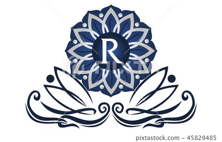 Flower Elegant icon Initial R Flower Elegant icon Initial R 45829485