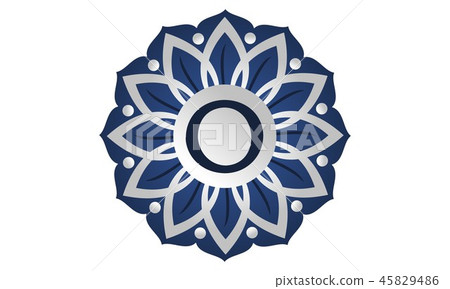 Flower Elegant icon Initial O Flower Elegant icon Initial O 45829486