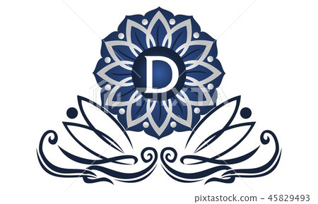 Flower Elegant icon Initial D Flower Elegant icon Initial D 45829493