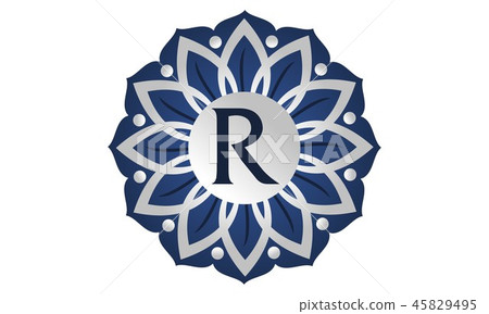 Flower Elegant icon Initial R Flower Elegant icon Initial R 45829495