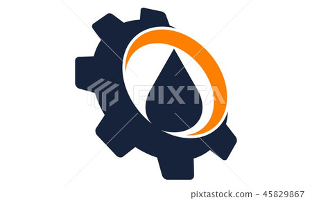 Drop Oil water with gear Drop Oil water with gear 45829867
