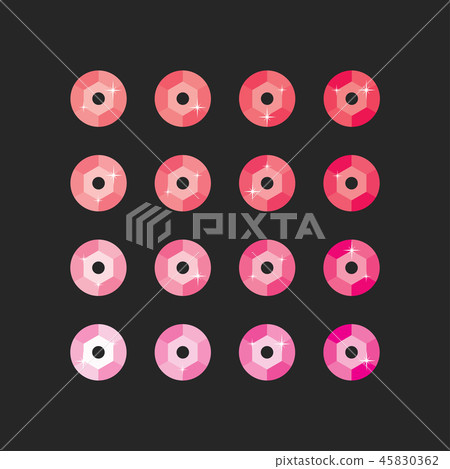 The Pink Sequin Glitter Abstract Vector Object. 45830362