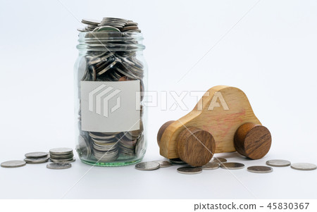 Savings plans for car ,financial concept 45830367