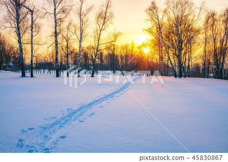 Countryside at winter 45830867