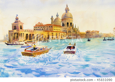 Grand Canal in Venice, Italy. 45831090