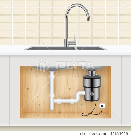 Kitchen Sink Food Waste Disposer Kitchen Sink Food Waste Disposer 45831099