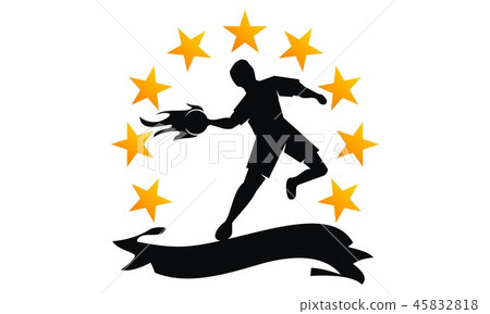 Handball Logo Template Vector Handball Logo Template Vector 45832818