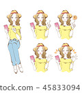 Women who watch mobile 45833094