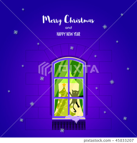 Christmas greting card 45833207