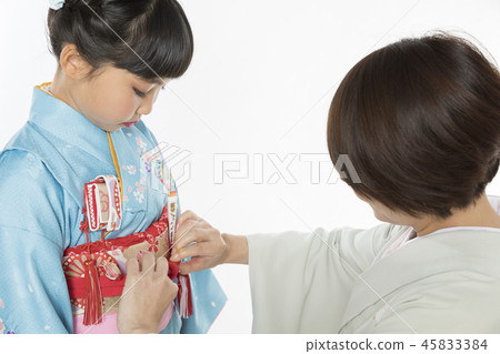 母親和女兒的形象 45833384