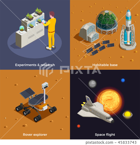 Mars Colonization 2x2 Design Concept  45833743