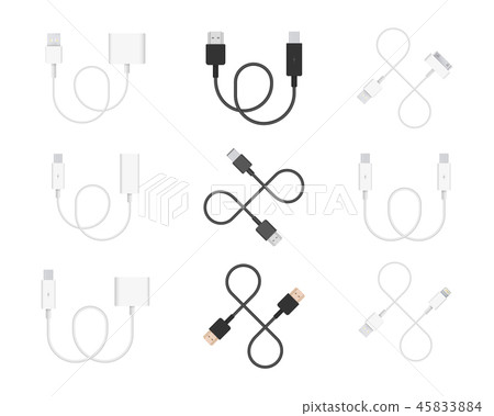 Vector Collection of Cables 45833884