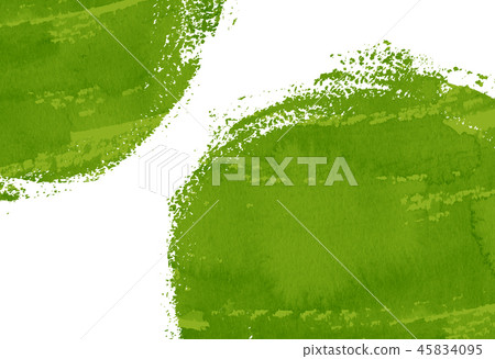 Background material Watercolor texture Matcha 45834095