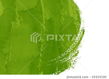 Background material Watercolor texture Matcha 45834100