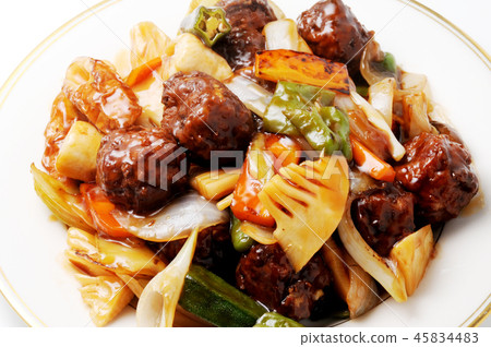 肉和蔬菜糖醋醬 肉和蔬菜糖醋醬 45834483