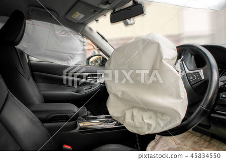 Airbag after accident 45834550