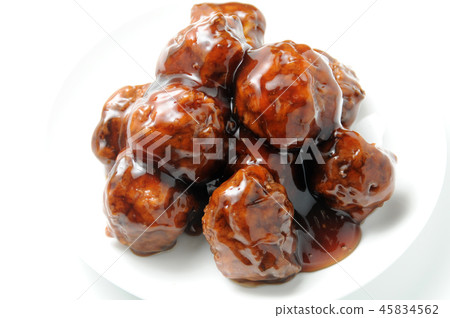 Sweet vinegar made from meat dumplings Sweet vinegar made from meat dumplings 45834562