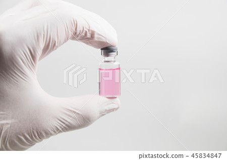 Healthcare, Healthcare, Healthcare Hospital Institute Photographs, Concepts of hand holding bottle capsules 45834847