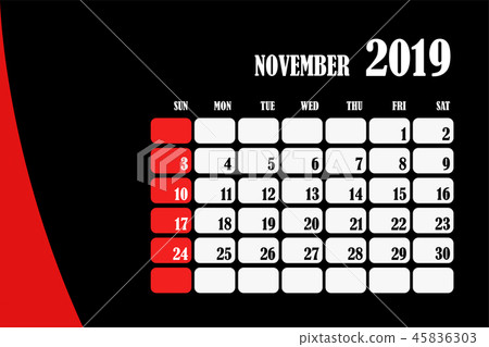 Desk calendar 2019 45836303