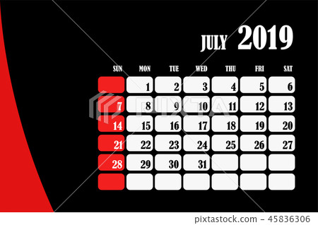 Desk calendar 2019 Desk calendar 2019 45836306