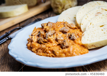 Hungarian goulash with sauerkraut Hungarian goulash with sauerkraut 45836460