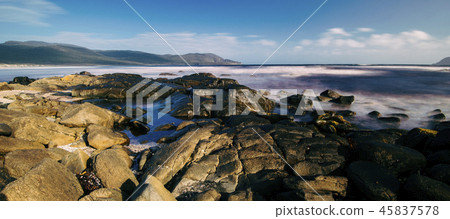 Cloudy Bay in Bruny Island, Tasmania, Australia. Cloudy Bay in Bruny Island, Tasmania, Australia. 45837578
