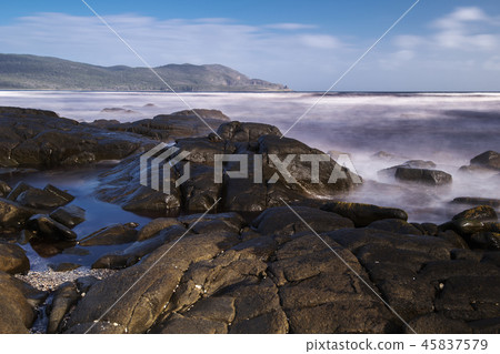 Cloudy Bay in Bruny Island, Tasmania, Australia. Cloudy Bay in Bruny Island, Tasmania, Australia. 45837579