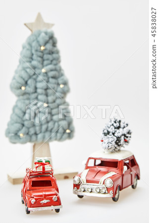Car, Christmas tree, Christmas, miniature, model Car, Christmas tree, Christmas, miniature, model 45838027