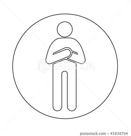 Human Action Icon - Stock Illustration [45838704] - PIXTA