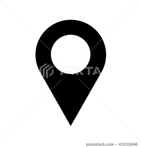 map pointer gps icon 45838896