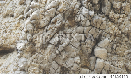 Deformed rock wall Deformed rock wall 45839163