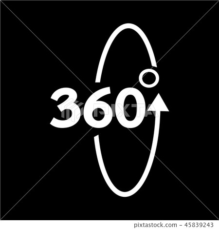 360 Degree icon 360 Degree icon 45839243