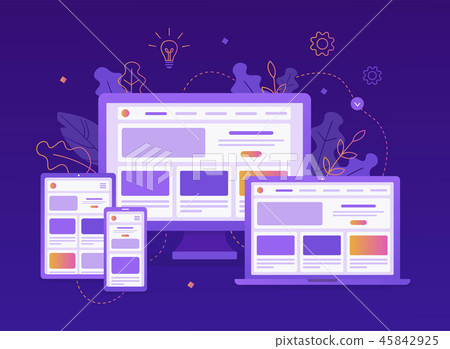 Responsive web design 45842925