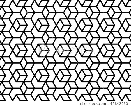 The geometric pattern with lines. Seamless  45842980