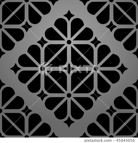 Floral pattern. Vintage wallpaper in the Baroque Floral pattern. Vintage wallpaper in the Baroque 45843050