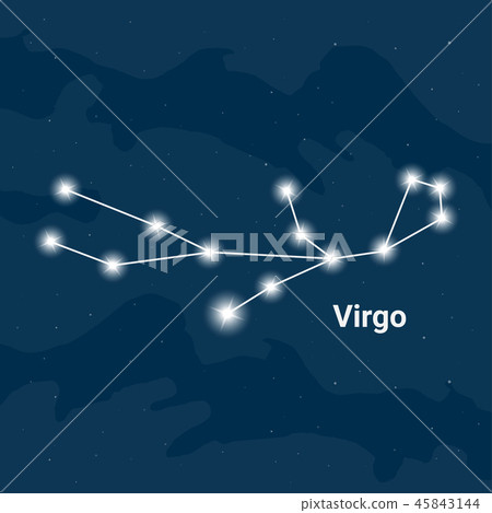 The constellation Virgo (The Maiden) 45843144
