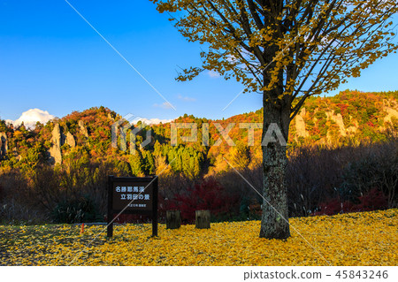 Autumn leaves and evening scenery of the scenery of Tate Haneda [Nakatsu city back Omagaki] 45843246