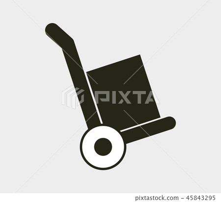 cargo cart icon cargo cart icon 45843295