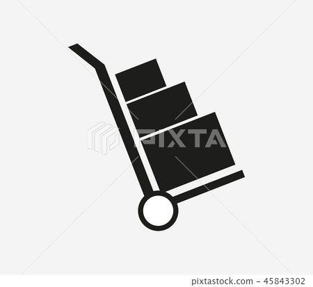 cargo cart icon cargo cart icon 45843302