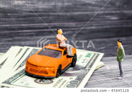 a man boasts of his wealth and position in front a man boasts of his wealth and position in front 45845128