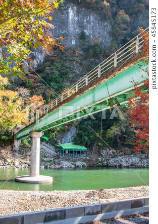 Bridge leading to the entrance of Ikura-dori Bridge leading to the entrance of Ikura-dori 45845173